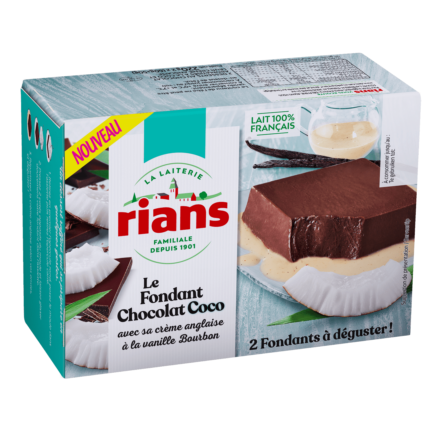 OFFRANDES GOURMANDES - TERDIS – Fondant Chocolat Noir à tartiner