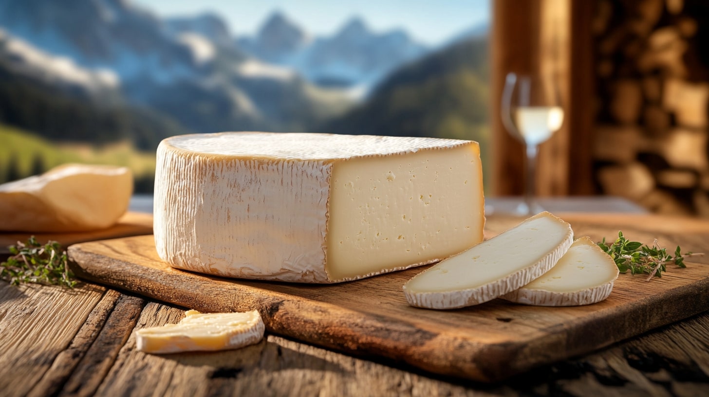 Photo d'un chevrotin fromage de chèvre