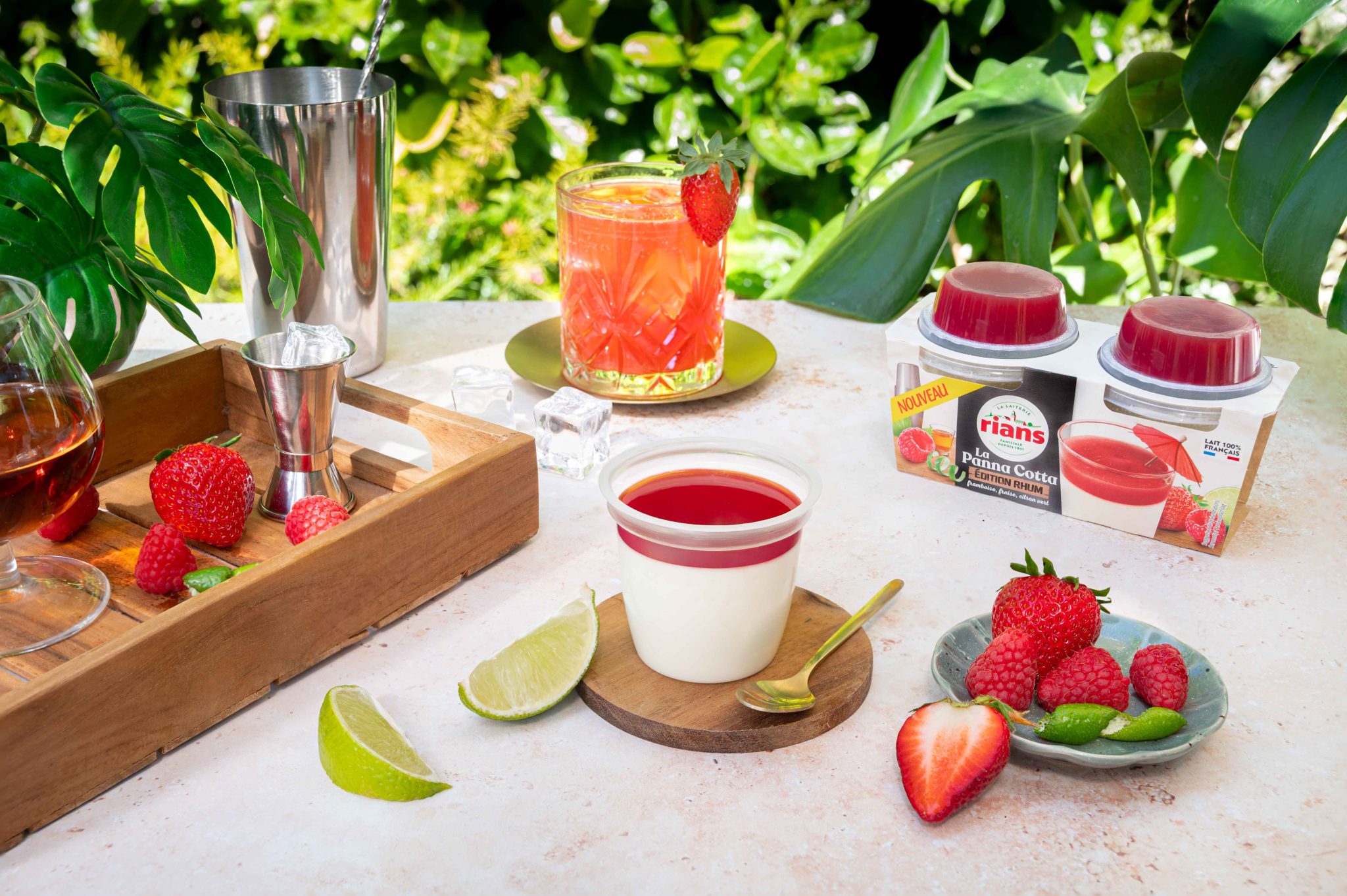 Panna cotta saveurs Rhum